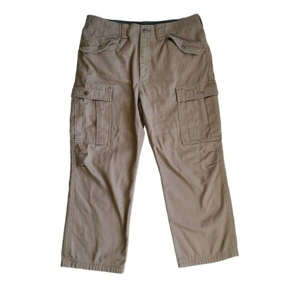 Duluth Trading Fire Hose Fatigue Pants 38 x 30 Actual 34 x 27.5 Khaki Tactical - Picture 2 of 13